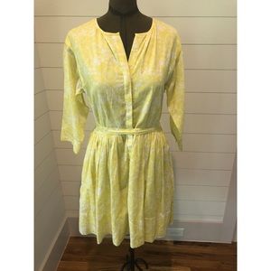 Gap Yellow Floral Dress